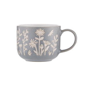 In the Meadow Blue Daisy Mug, 400ml