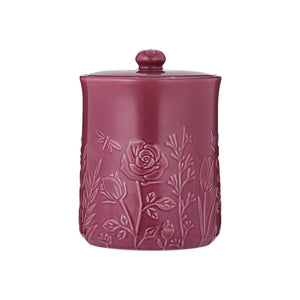 In The Meadow Purple Storage Jar, 18 x 13cm / 1.85