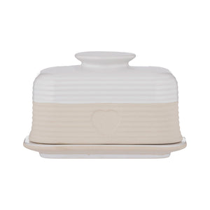 Rustic Charm Butter Dish, 10 x 15.6 x 10.6cm