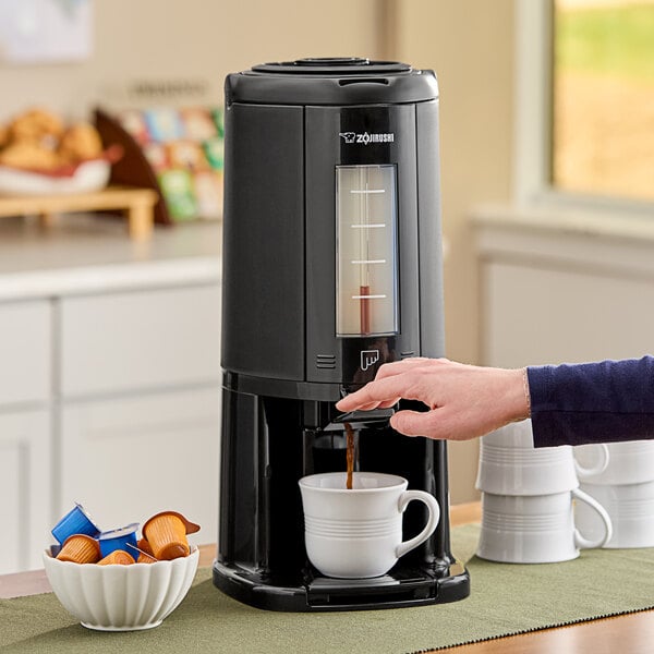 Zojirushi Glass Liner Gravity Beverage Dispenser with Brew Through Lid - 2.5L