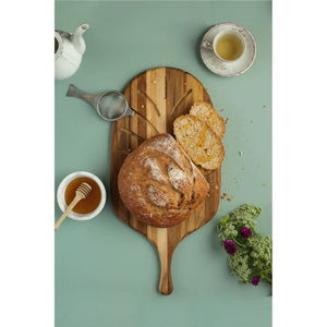 TeakHaus – Teak Canoe Paddle Bread and Serving Board 48x23x1.3cm