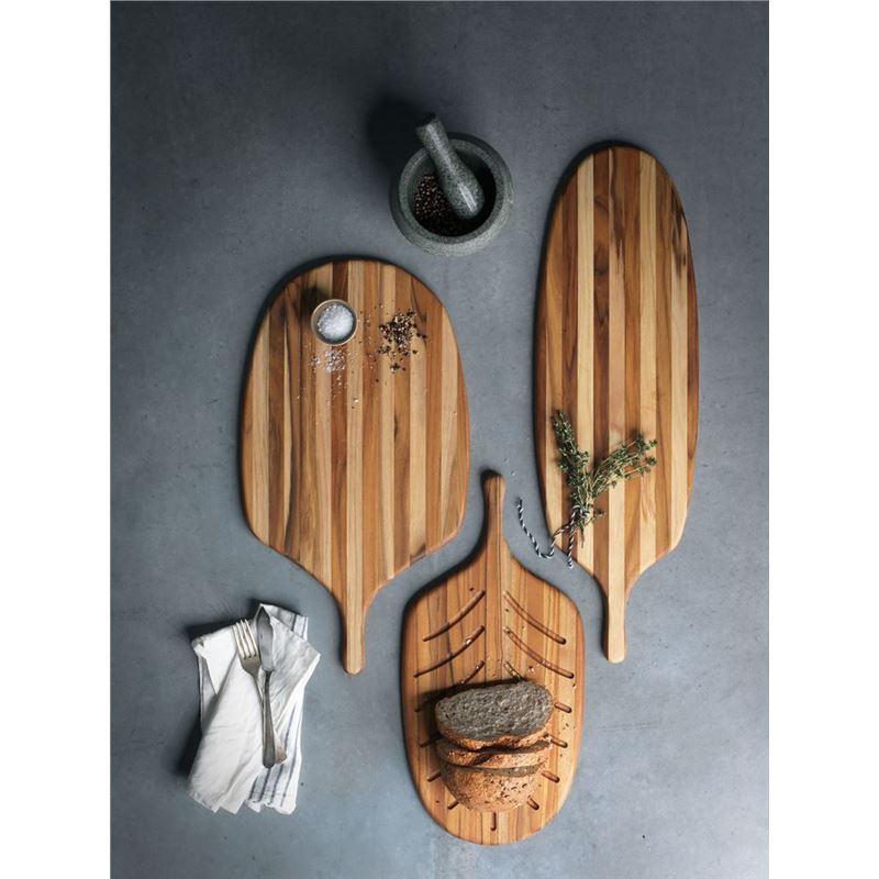 TeakHaus – Teak Canoe Paddle Bread and Serving Board Long 67×21.5×1.3cm