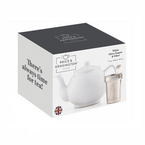 Price & Kensington – Tea Pot White 6 Cup