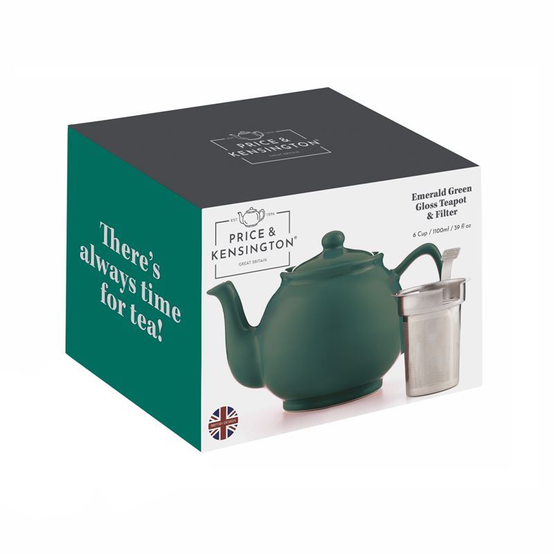 Price & Kensington – Tea Pot Green 6 Cup