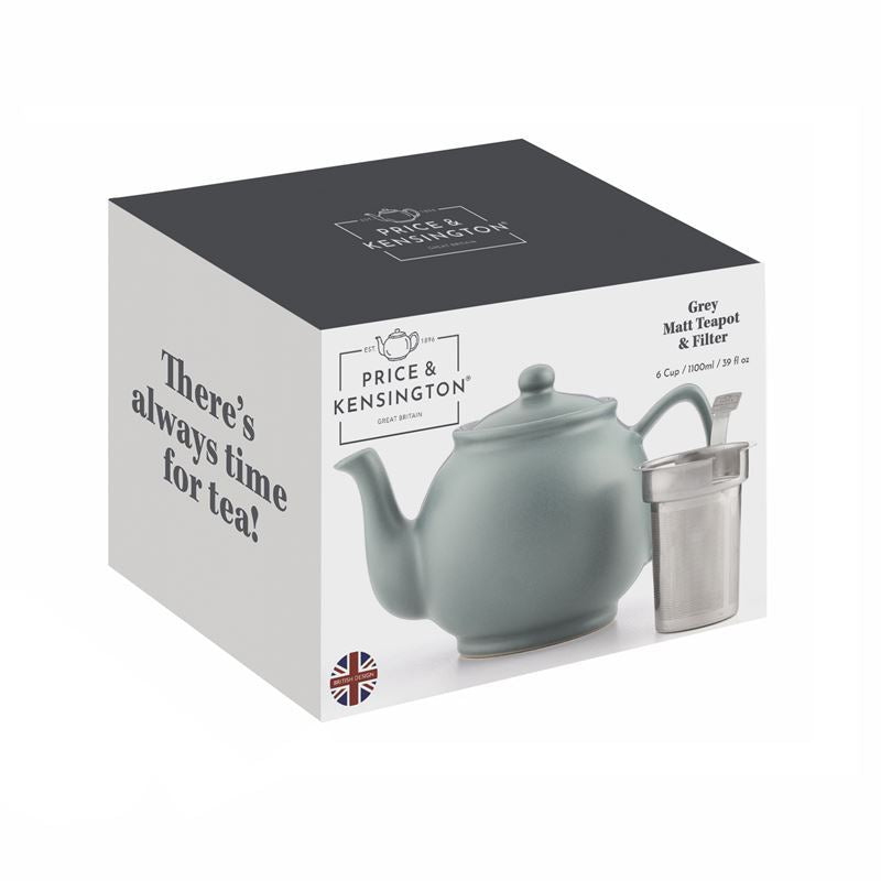 Price & Kensington – Tea Pot Grey 6 Cup