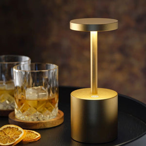 Tablekraft Ambience Charlotte Rechargeable Cordless LED Table Lamp - 5200mAh