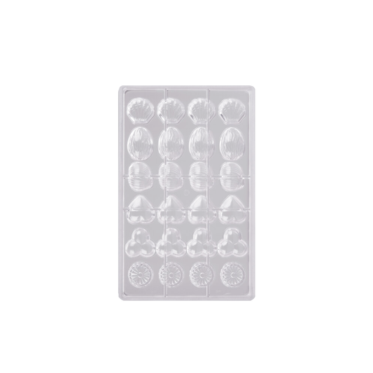 Matfer Bourgeat Chocolate Mould 24 Various - Polycarbonate