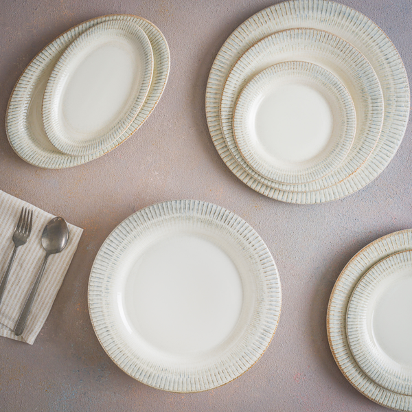 Bonna Galata Albus Flat Plate - 180mm , Box of 6