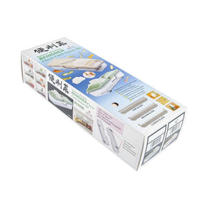 Benriner – No. 2 Vegetable Slicer 64mm – Thickness 0.3mm 5mm Interchange Blades and Catch Box Ivory (Made in Japan)
