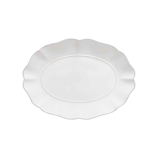 Costa Nova Rosa Branco Oval Platter - 400x288mm