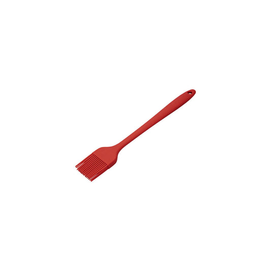 Chef Inox Silicone Pastry Brush - Heat Resistant, 200mm, Red