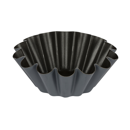 Matfer Bourgeat Exopan Brioche Mould - 180mm, Non-Stick, 14 Ribs - Kitchenly