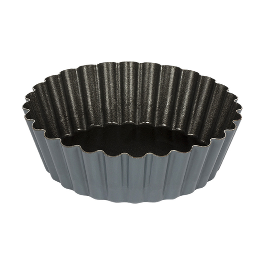 Matfer Bourgeat Exopan Cake Mould - 100mm, Fluted, Round, Non-Stick - Kitchenly