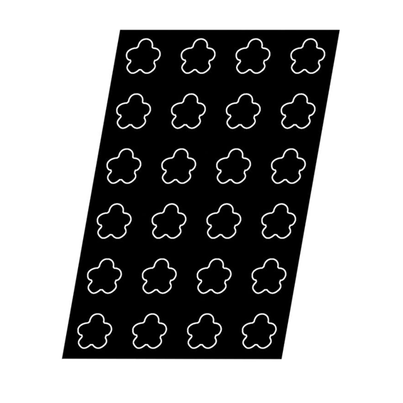 Demarle 1055 24 Flowers - 78x20mm - Kitchenly