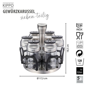 Spice carousel KIPPO, 7 pieces