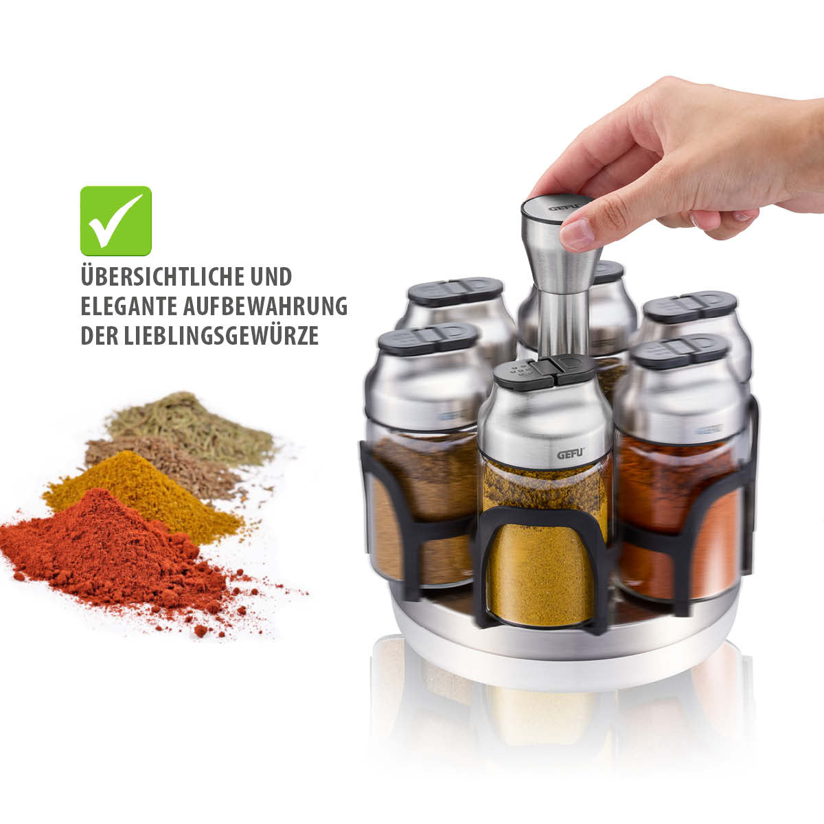 Spice carousel KIPPO, 7 pieces