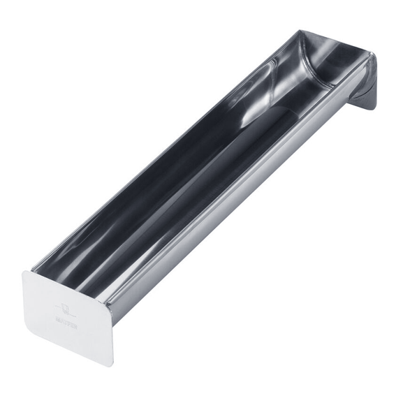 Matfer Bourgeat Stainless Steel Yule Log Mould - 350x60mm - Kitchenly