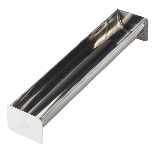 Matfer Bourgeat Stainless Steel Yule Log Mould - 500x80mm - Kitchenly