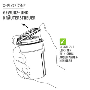 Spice and herb shaker X-PLOSION®