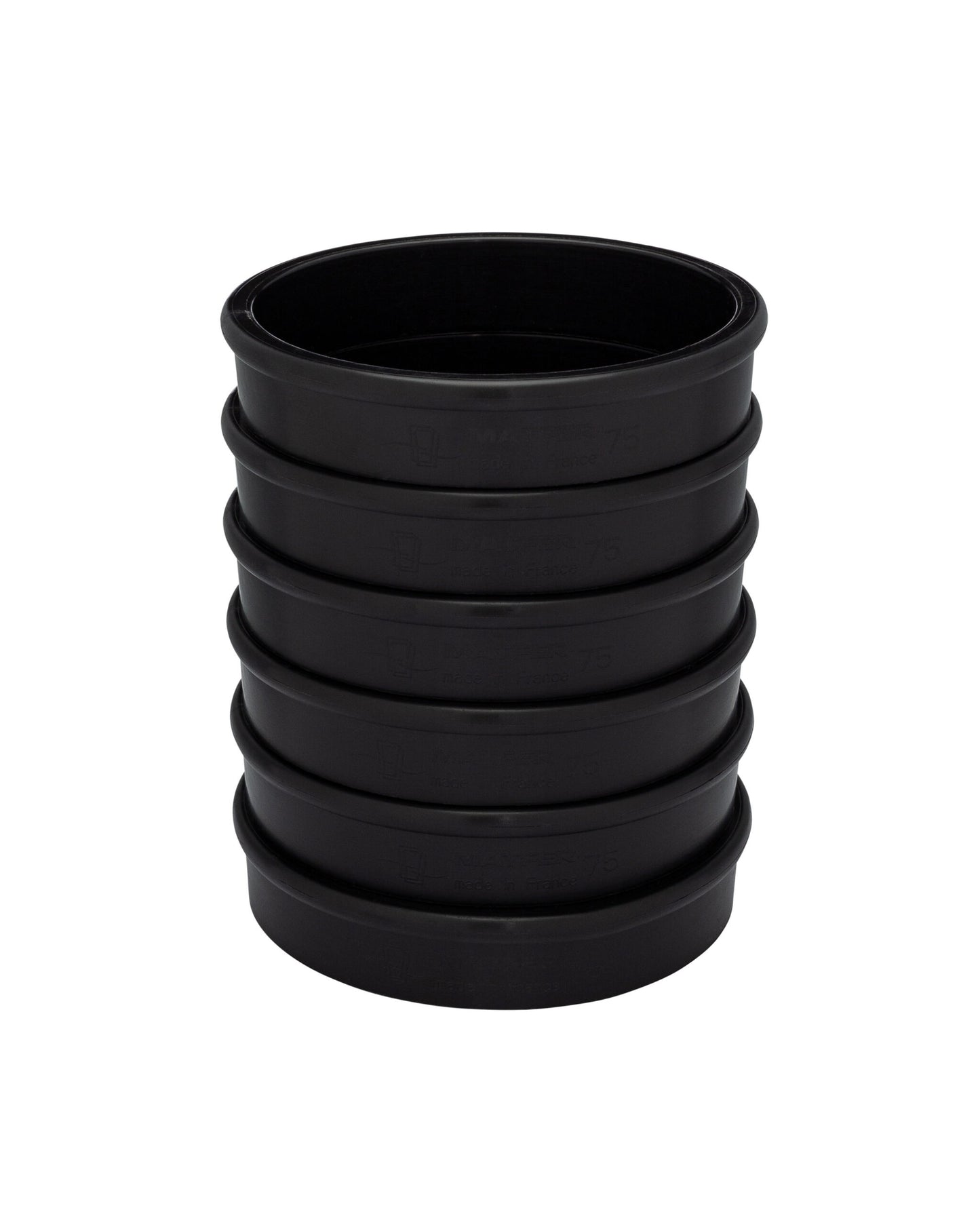 Matfer Bourgeat Exoglass Tart Ring - 90mm, Pack of 6
