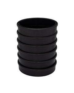 Matfer Bourgeat Exoglass Tart Ring - 90mm, Pack of 6