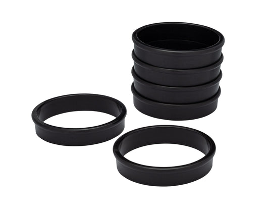 Matfer Bourgeat Exoglass Tart Ring - 80mm, Pack of 6