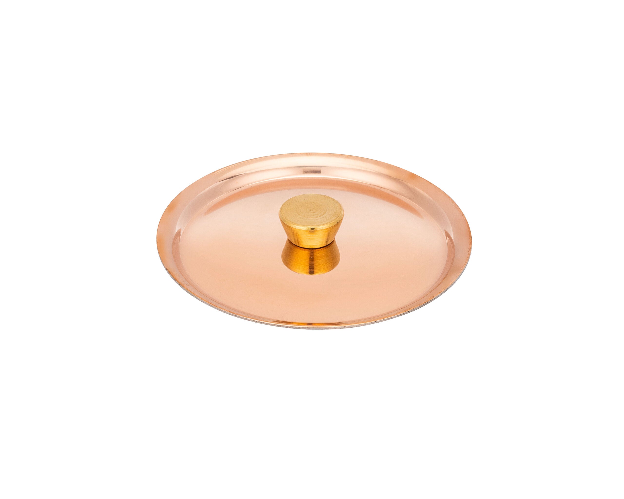 Matfer Bourgeat Lid - Copper, Brass Handle, 90mm – Kitchenly