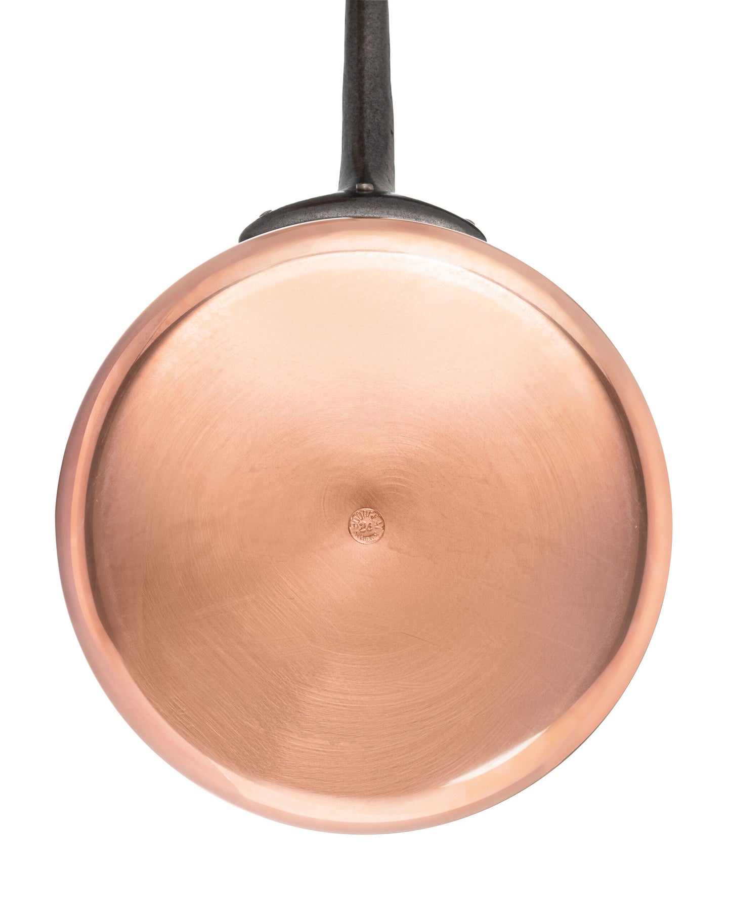 Matfer Bourgeat Copper Saucepan - 140mm, Stainless Steel Interior, Cast Iron Handle
