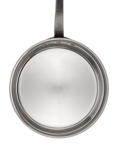 Matfer Bourgeat Copper Saucepan - 240mm, Stainless Steel Interior, Cast Iron Handle