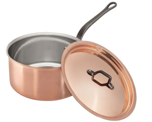 Matfer Bourgeat Copper Lid - 140mm, Cast Iron Handle