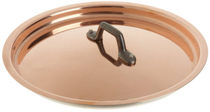 Matfer Bourgeat Copper Lid - 140mm, Cast Iron Handle