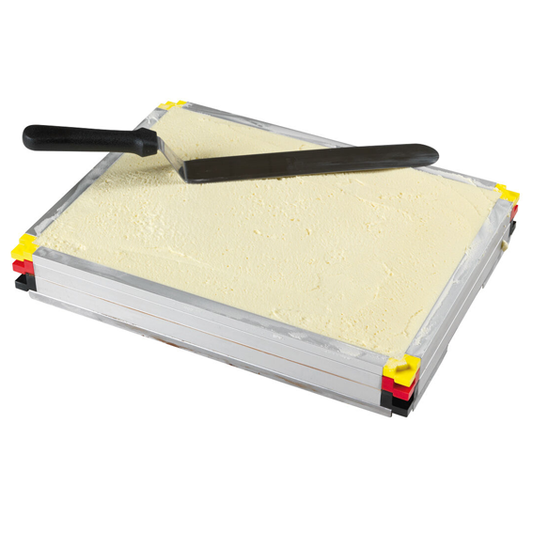 Matfer Bourgeat Stacking Frame - 600x400x15mm, Red - Kitchenly