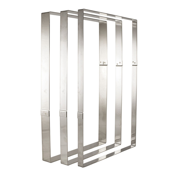 Matfer Bourgeat Stainless Steel Cake Frame - 496x290x45mm - Kitchenly