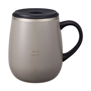 Bruno Stainless Mug Short With Lid 460 ml
