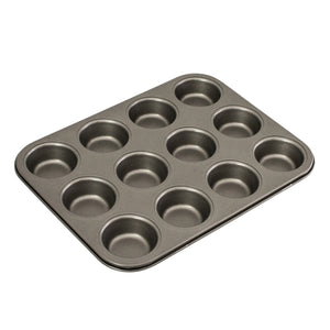 12 Cup Muffin/Cupcake Pan, 35 x 27cm/7 x 2.5cm - Non-stick