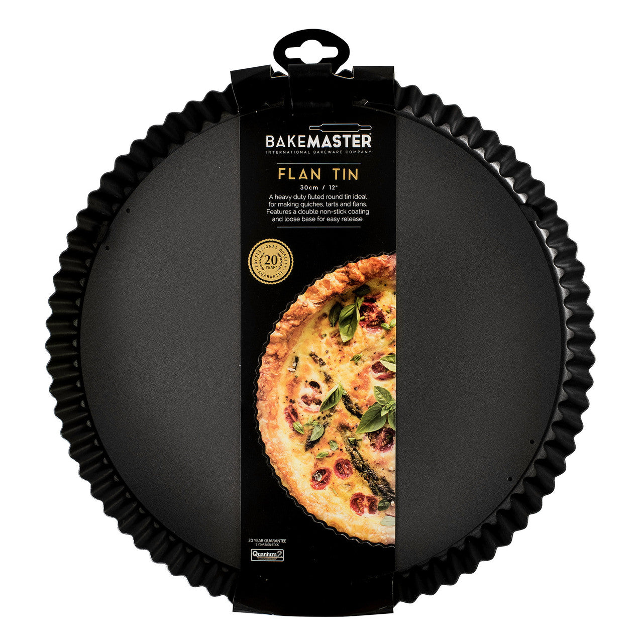 Loose Base Rnd Flan/Quiche Pan, 30Ø x 3.5cm - Non-stick