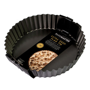 Loose Base Rnd Deep Flan/Quiche Pan, 25Ø x 5.5cm - Non-stick