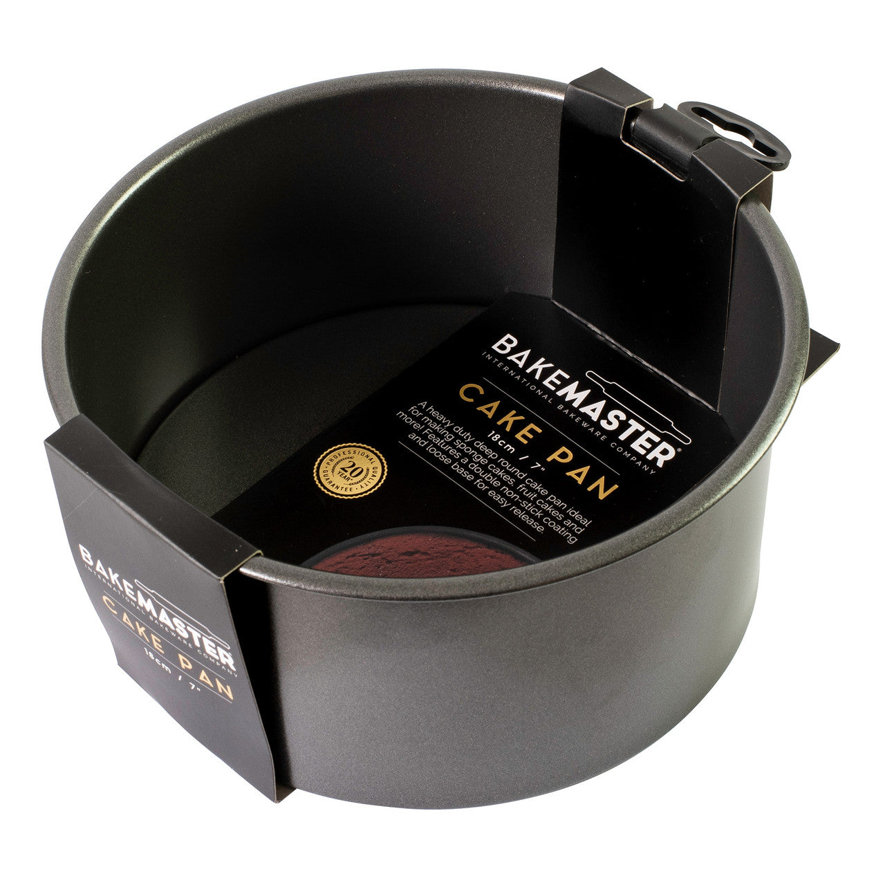 Loose Base Rnd Deep Cake Pan, 18Ø x 8cm - Non-stick