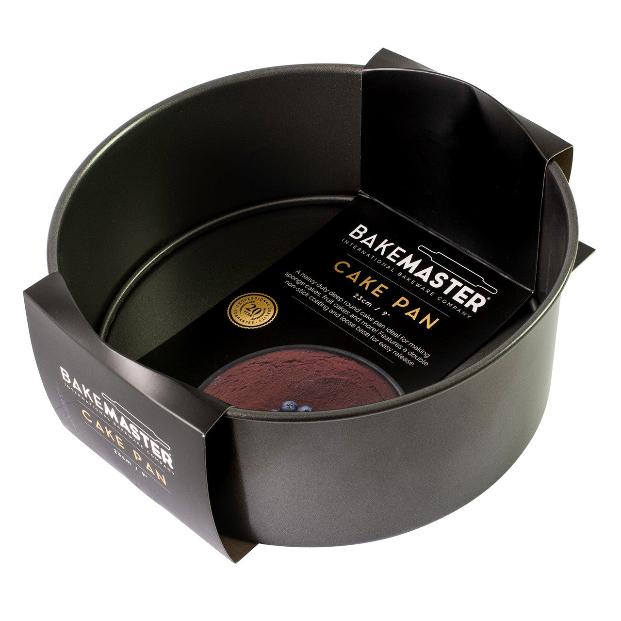 Loose Base Rnd Deep Cake Pan, 23Ø x 8cm - Non-stick