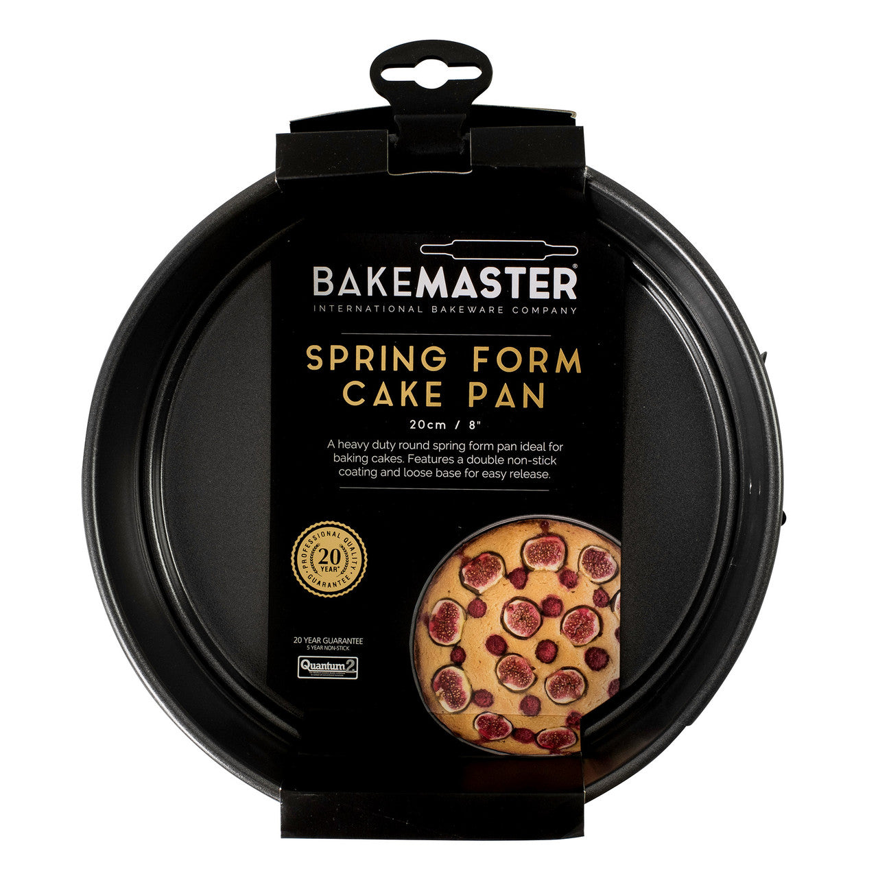 Springform Rnd Cake Pan, 20Ø x 6cm - Non-stick