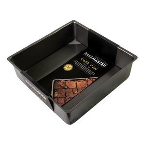 Loose Base Sq Deep Cake Pan, 25 x 25 x 8cm - Non-stick