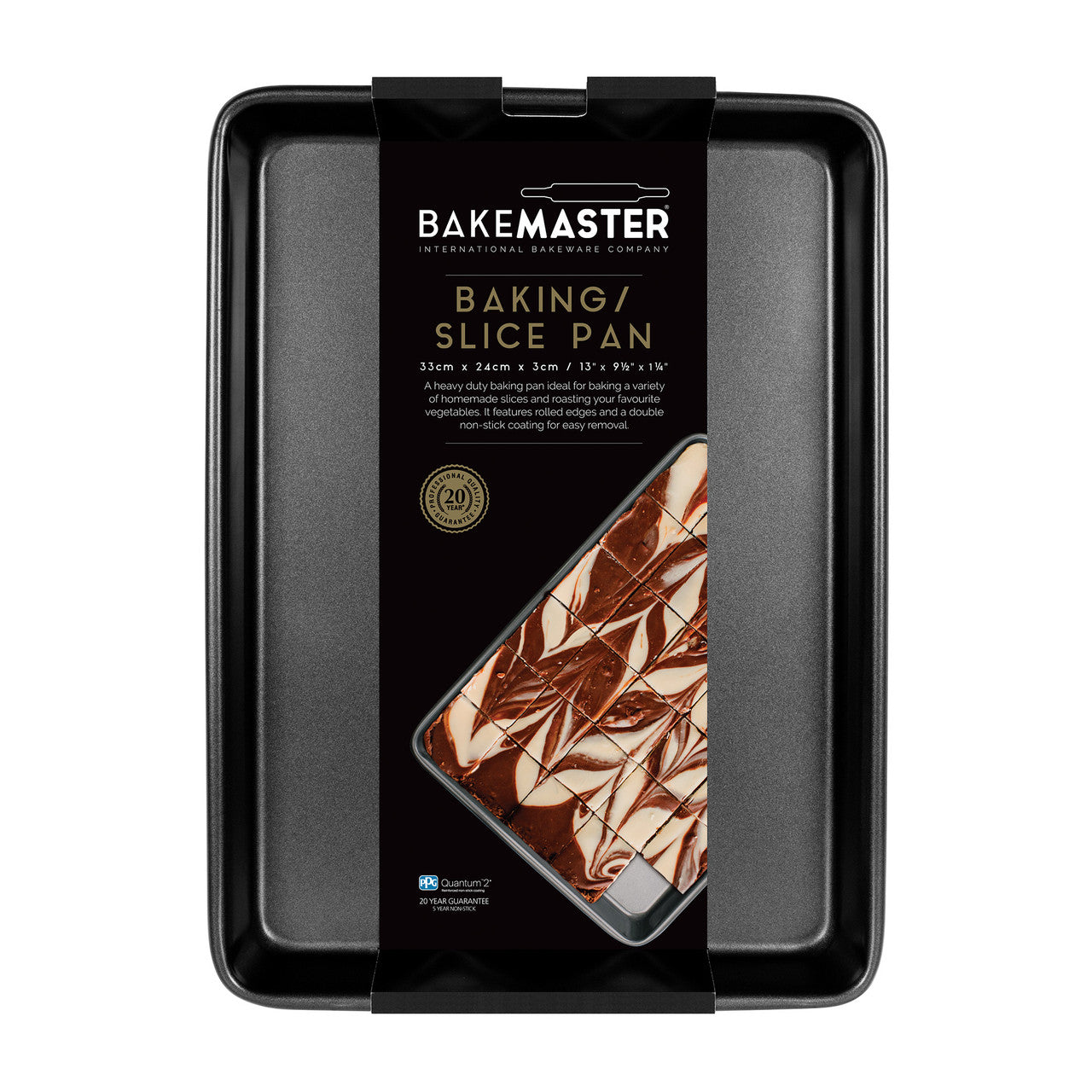 Baking/Slice Pan 33 x 24 x 3cm / 13" x 9.5" - Non-stick Carbon Steel