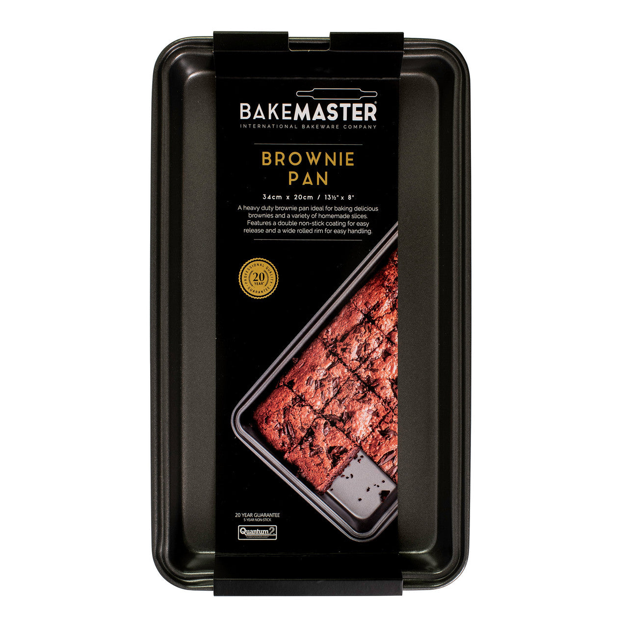 Brownie Pan, 34 x 20 x 4cm - Non-stick