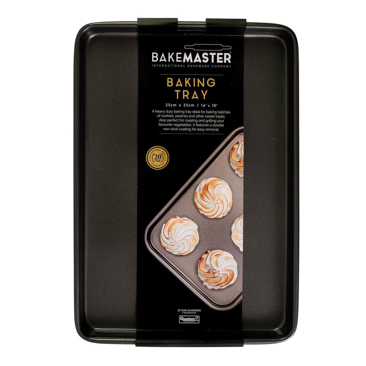 Baking Tray, 35 x 25 x 1.3cm - Non-stick