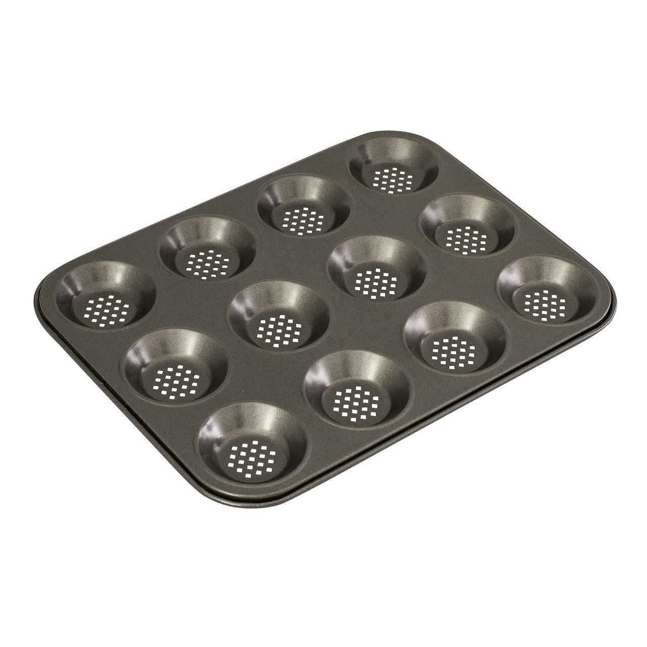 Perfect Crust 12 Cup Shallow Baking Pan, 32 x 24cm - Non-stick