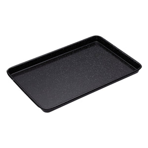 Professional Vitreous Enamel Baking Tray, 39 x 27 x 2cm - Non-stick