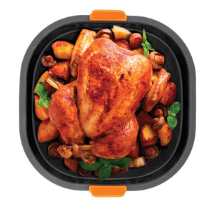 Silicone Collapsible Square Air Fryer Insert 21 x 21 x 6.5cm