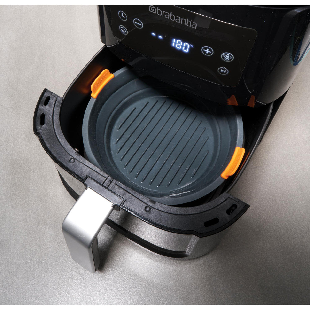 Silicone Collapsible Round Air Fryer Insert 21 x 6.5cm