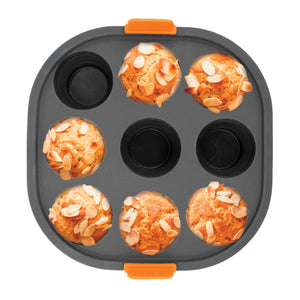 Silicone Collapsible 9 Cup Mini Muffin Air Fryer Insert 21 x 21 x 4cm