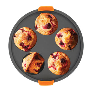 Silicone Collapsible 5 Cup Muffin Air Fryer Insert 21 x 4cm